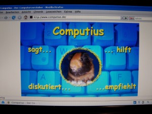 Computius im Firefox-Browser