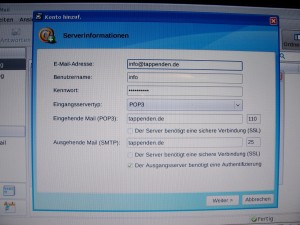 100_5058 E-Mail Einstellungen