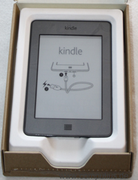 Der Kindle Touch in seiner Verpackung